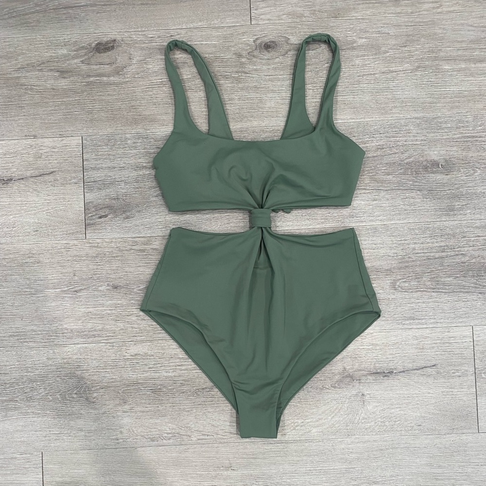 Mara Hoffman SPF +50 One Piece Swimsuit Sz Large